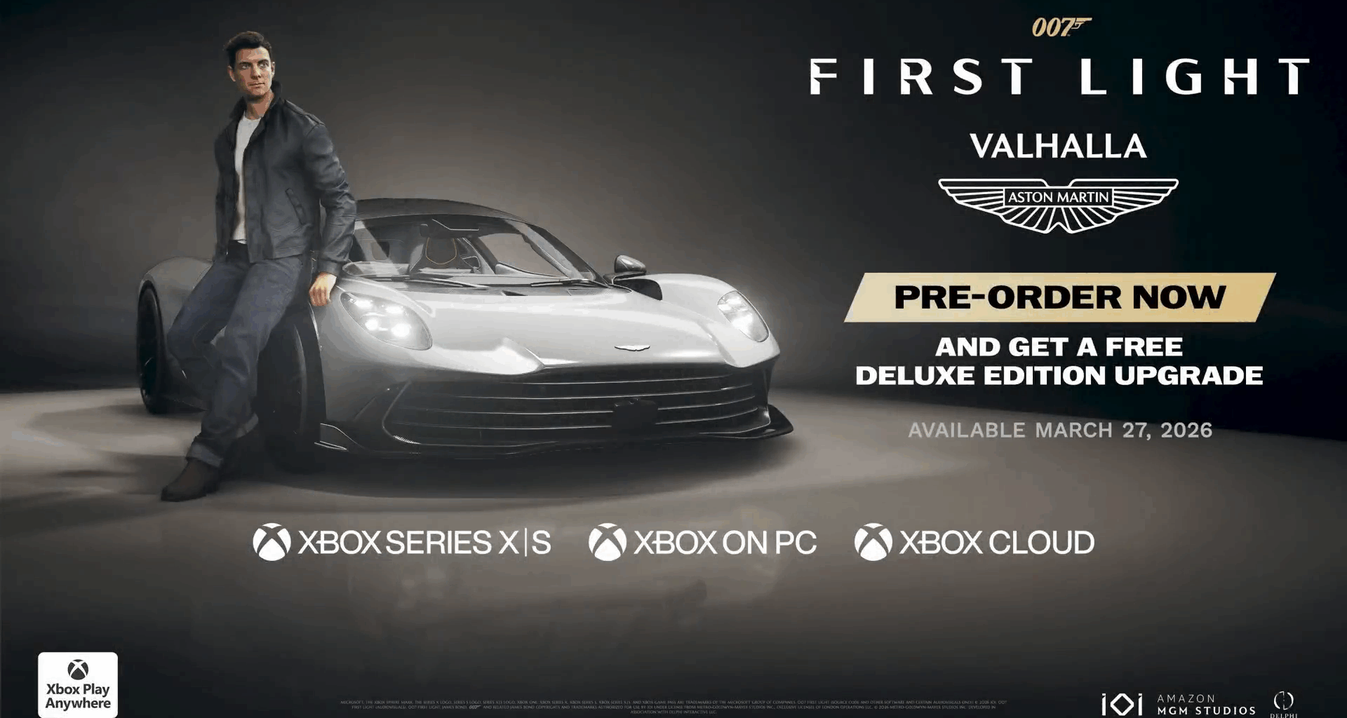 007 First Lights James Bond bytter ut en DB5 med en Valhalla