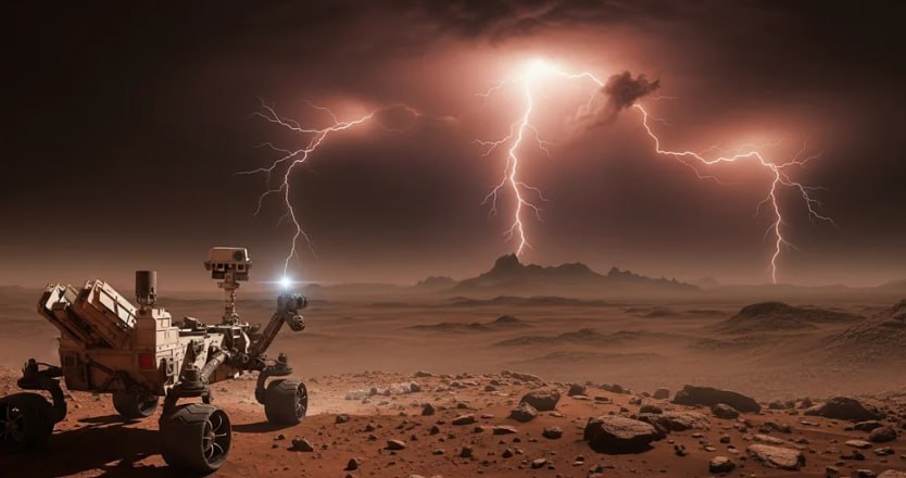 NASA oppdager lyn på Mars for første gang -