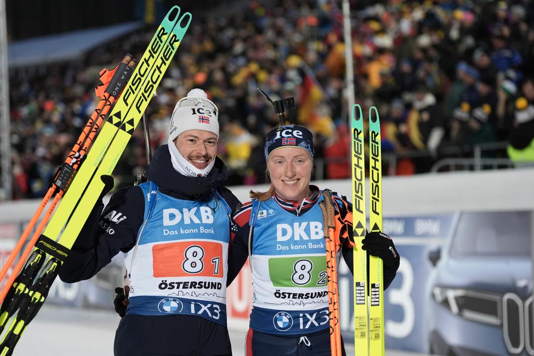 Svensk hjemmeseier på parstafetten i Östersund – Norge på 2.-plass