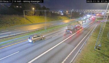 Såpeglatte veier: – Vær obs