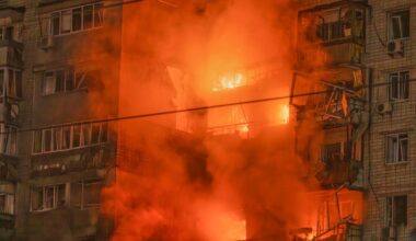 Russisk angrep dreper én og sårer 11 nær Kyiv