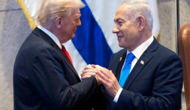 Trump ber Israels president benåde Netanyahu