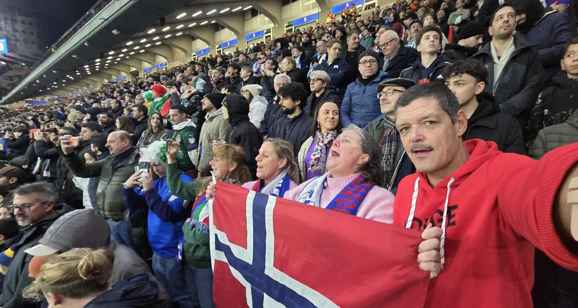 Sport, Fotball | Her jubler lillehamringene blant tusenvis av italienere på San Siro: – Frakt - Gudbrandsdølen Dagningen