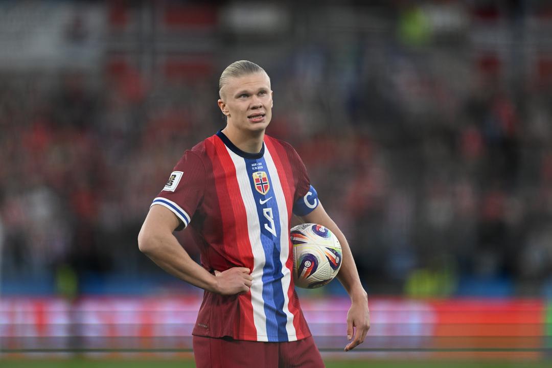 Erling Braut Haaland svakest i Europa på dette