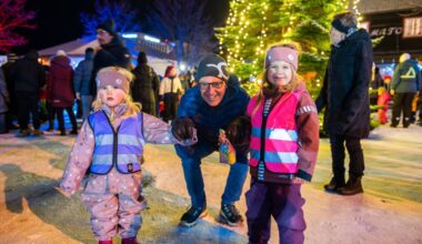 Første julegrantenning i sentrum for Arnfinn (68) - banett.no