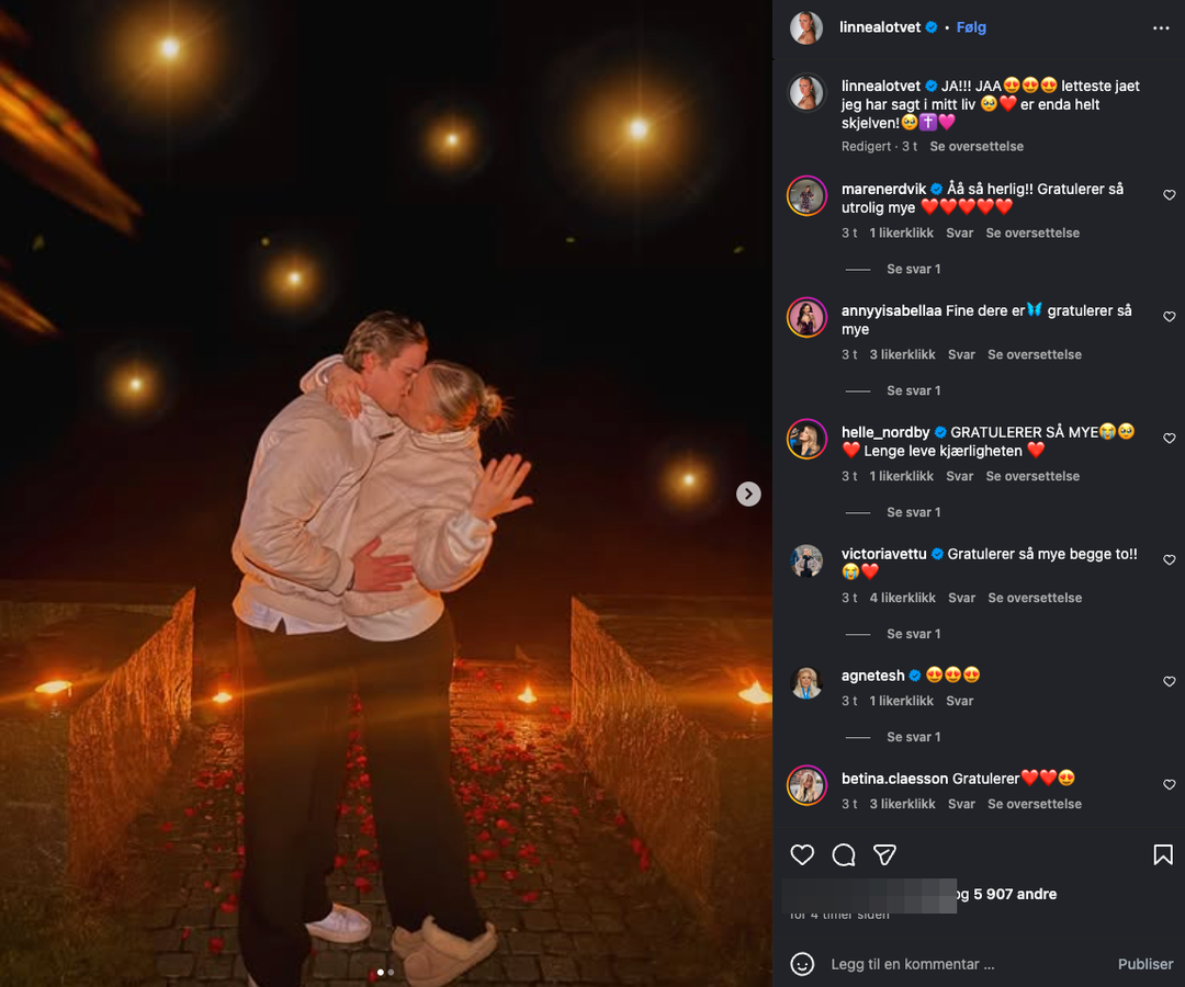 – Jeg har sagt ja!