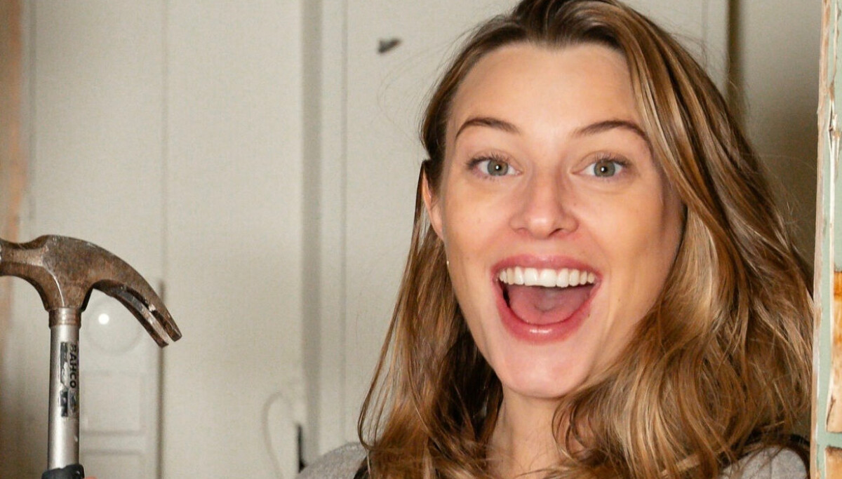 Marte Bratberg pusser opp 100 år gammel villa på Tåsen