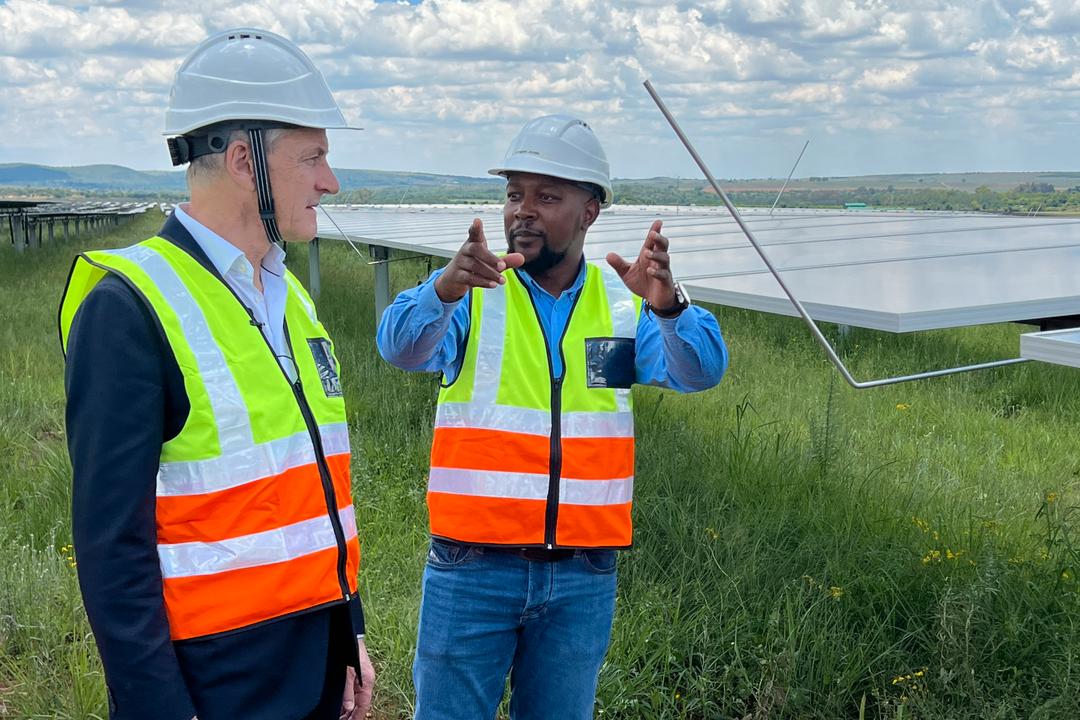 Norge investerer i fornybar energi i Sør-Afrika