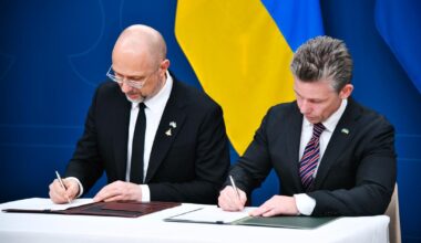 Sverige og Ukraina skal samarbeide om våpenutvikling i Ukraina