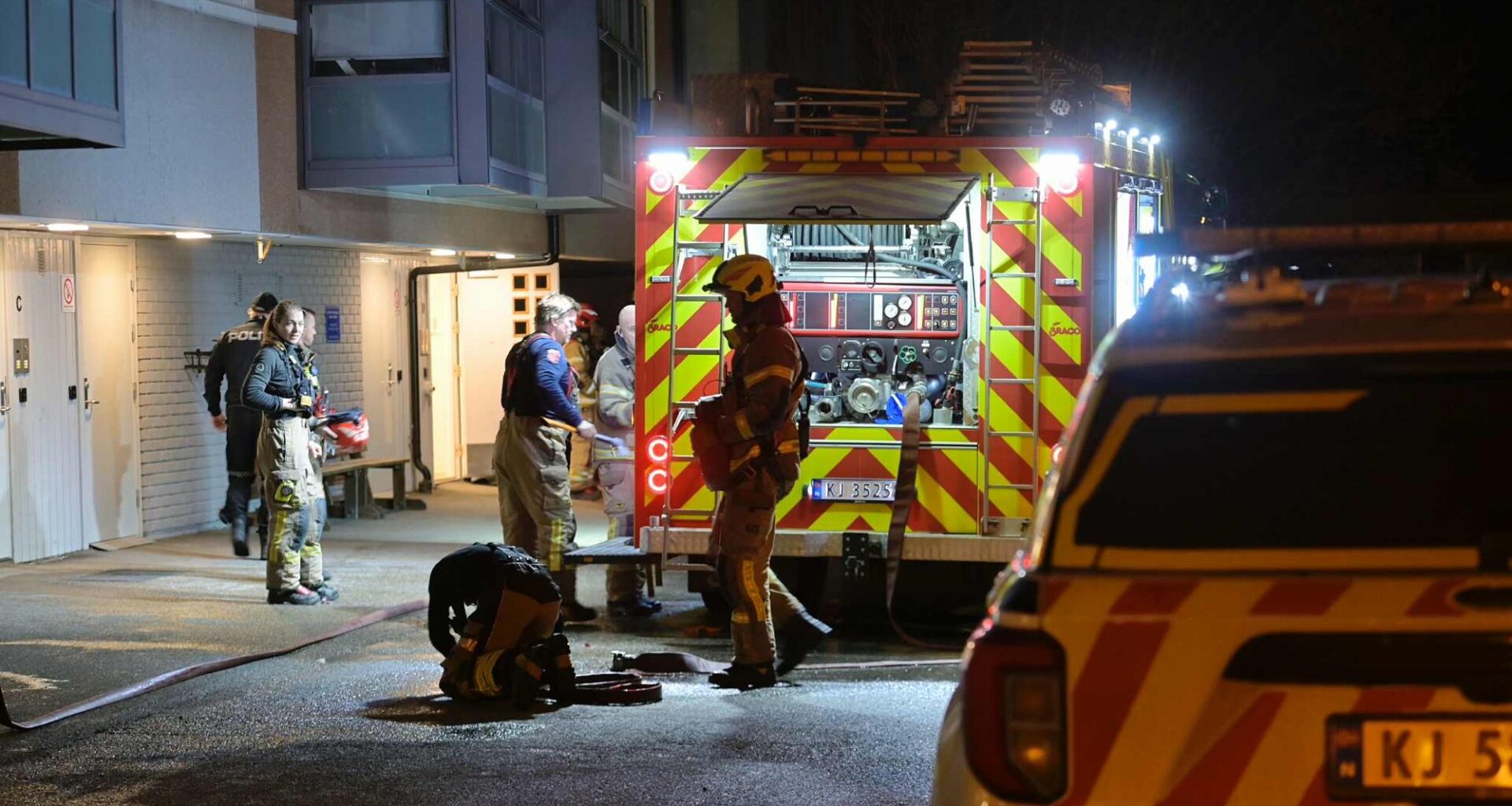 Fjell, Brann | Barna til Safia (43) våknet av røyklukt: – De ble litt redde - Drammens Tidende