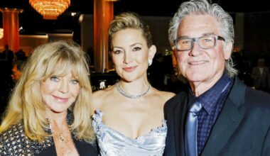 Kate Hudson hedret av foreldrene Goldie Hawn og Kurt Russell i Beverly Hills