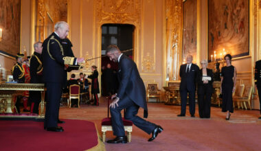 David Beckham er blitt slått til ridder.