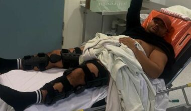 Sebastian Solberg tilbrakte farsdagen på Bærum sykehus etter skade