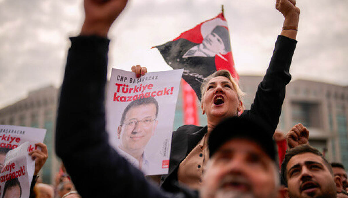 Tyrkisk opposisjonsleder Ekrem Imamoglu tiltalt for korrupsjon