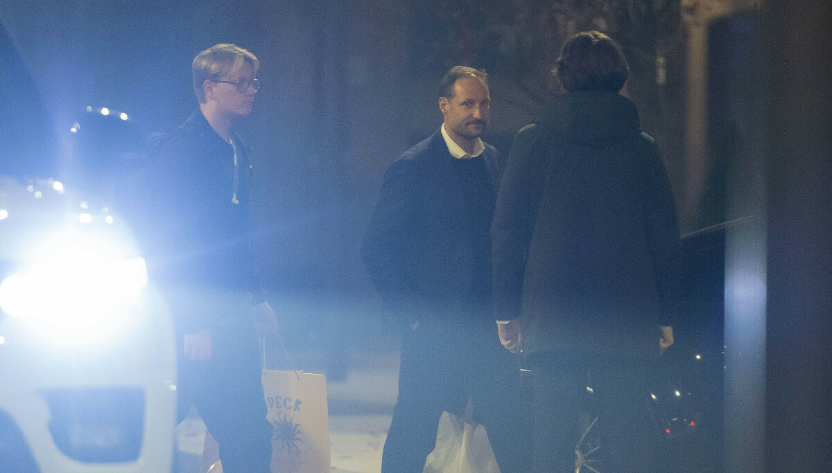 Kronprins Haakon og prins Sverre Magnus i Milano