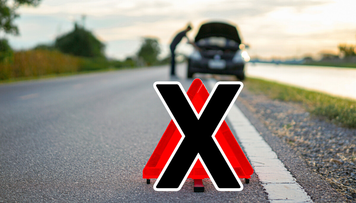 Bytter ut varseltrekanten