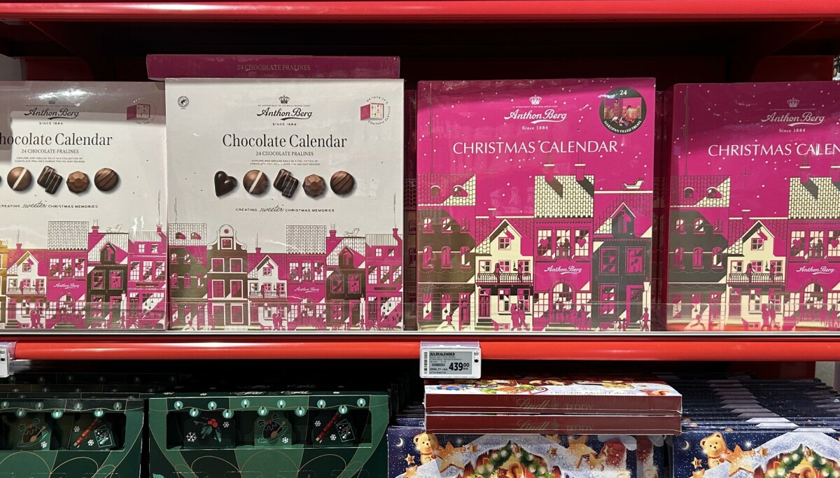 Store prisforskjeller på julekalender fra Anthon Berg