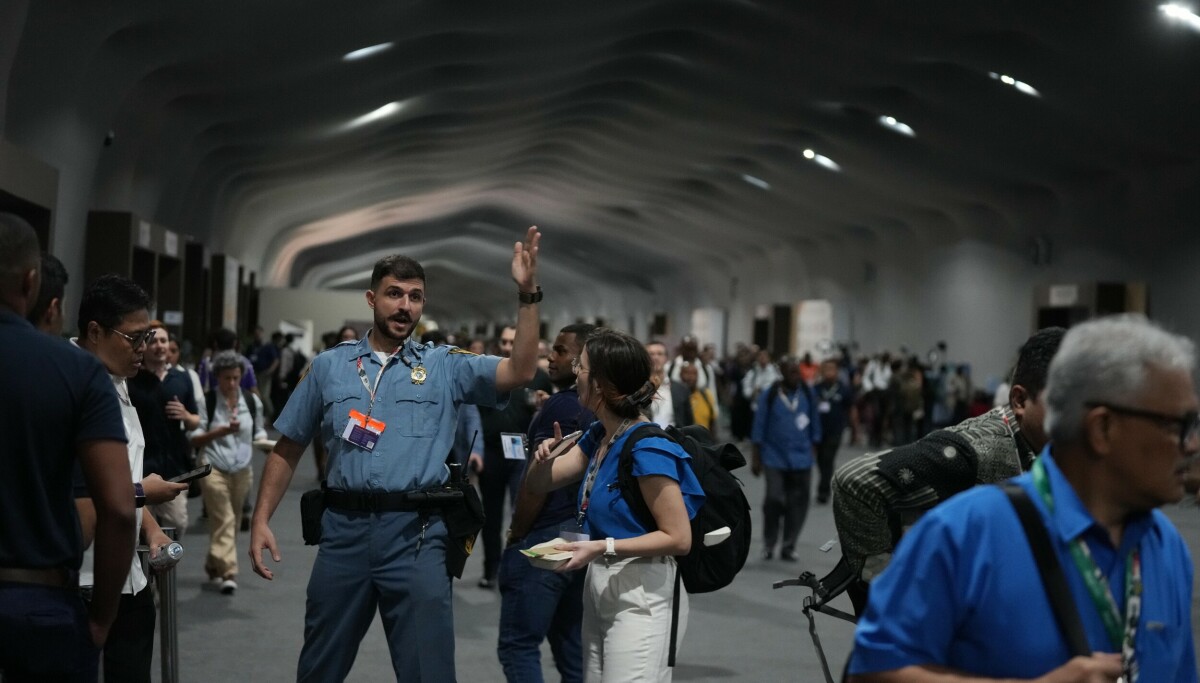 NRK: Brann inne på klimakonferansen