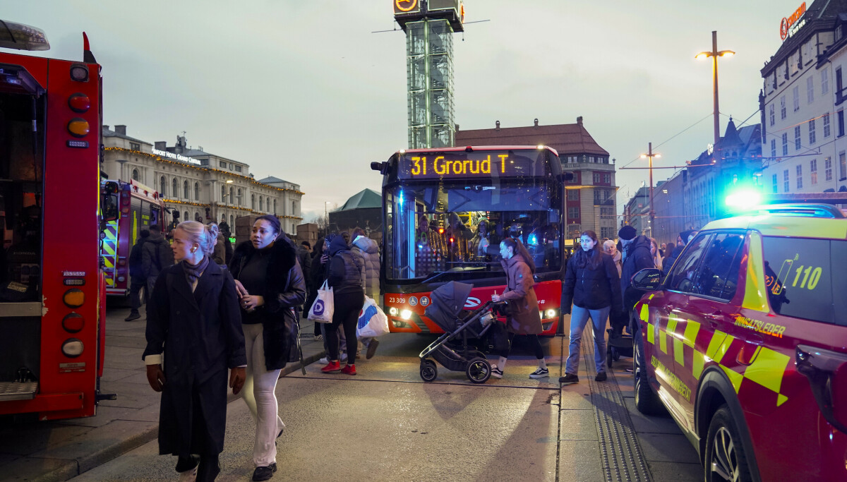 T-banen står på Jernbanetorget
