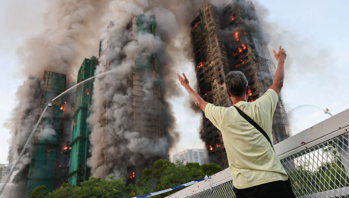 Wongs (71) kone fanget i bygningen