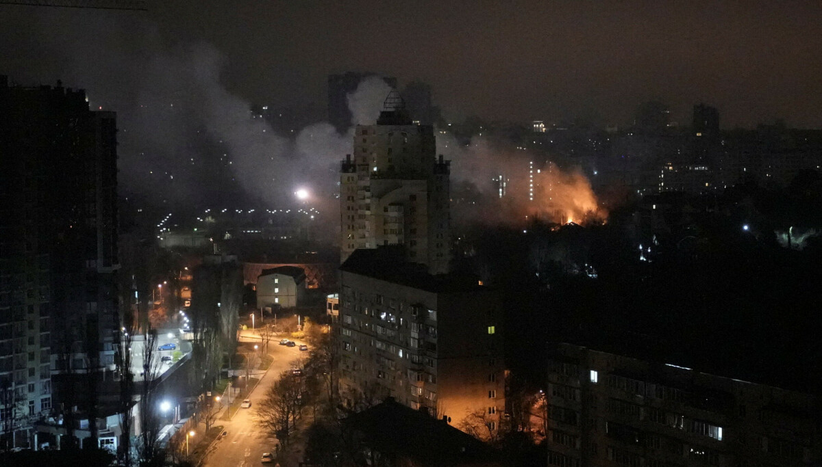 Massivt angrep mot Kyiv - Dagbladet