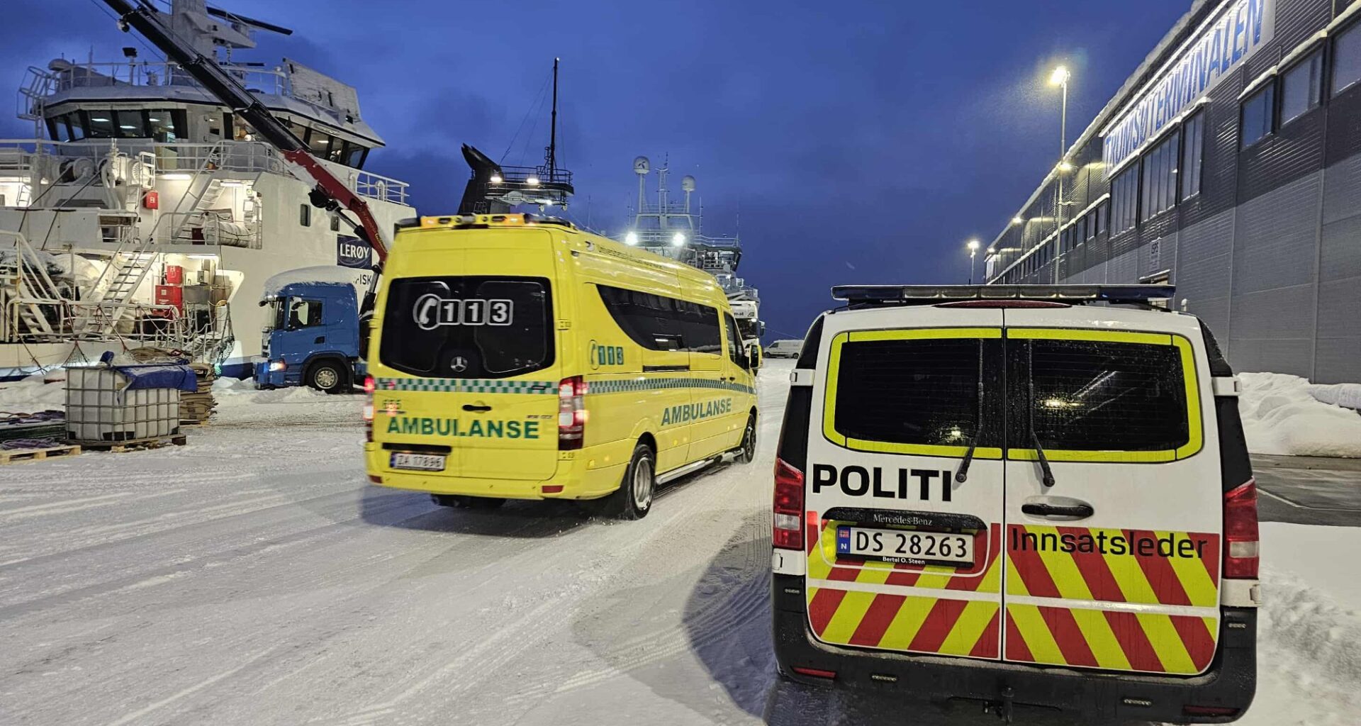 Gasslekkasje, Politiet | Ammoniakklekkasje i Tromsø – fire utsatt for giftig gass