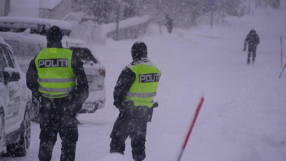 Trafikkuhell Tromsø på glatte veier 15. november 25.