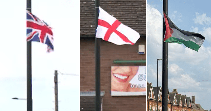 Britisk trepleier hengte opp Union Jack: Mistet jobben