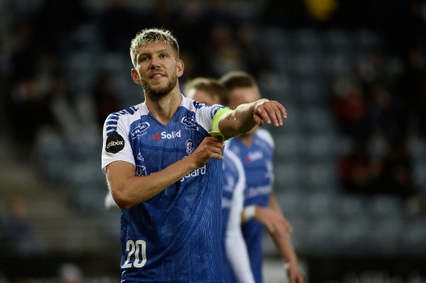 Stavanger, Norway 20221016. 
Sarpsborgs Anton Salétros i aksjon under eliteseriekampen mellom Viking og Sarpsborg 08 på SR-bank arena.
Foto: Carina Johansen / NTB