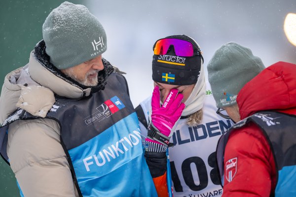 251122 Moa Ilar, Falun Borlänge SK, after the women's 10 km classic technique during the Swedish cross-country skiing premiere on November 22, 2025 in Gällivare. 
Photo: Maxim Thoré / BILDBYRÅN / kod MT / MT0900