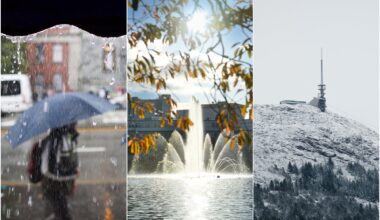 Vær, Meteorologisk institutt | Skarpe værkontraster de neste dagene: – Styrtregn, sol og snø