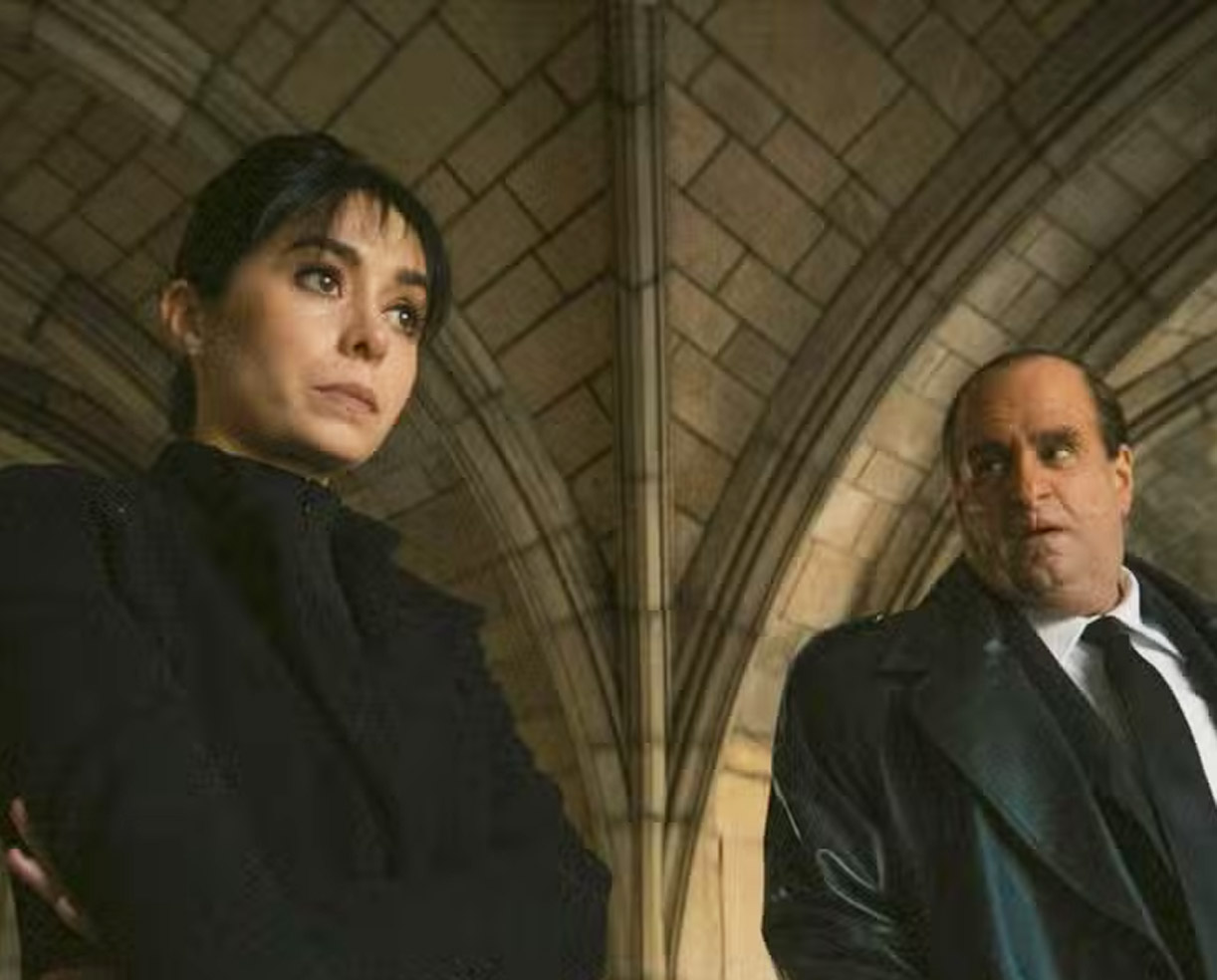 The Penguin season 2 nå skje. Sofia Falcone alias The Hangman og Oswald «Oz» Cobb alias The Penguin (HBO)