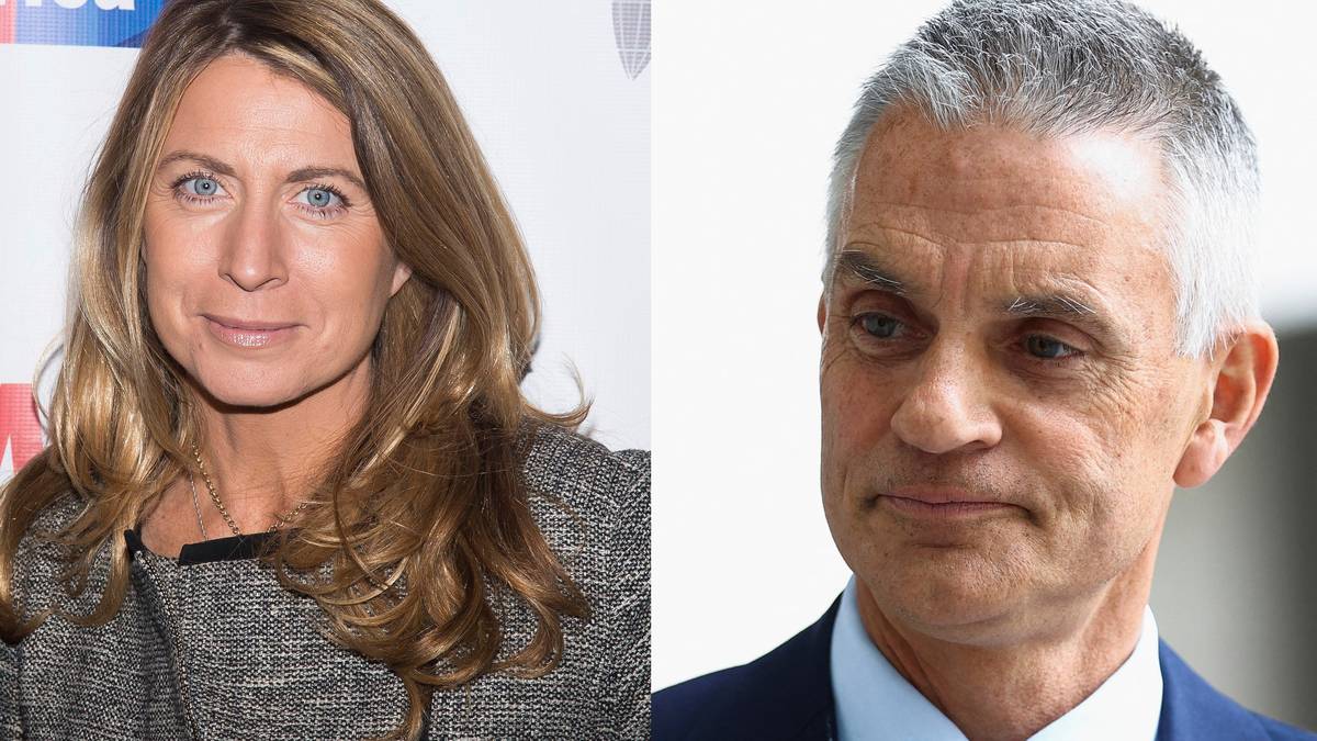 Sidestilte bilder av en kvinne og en mann