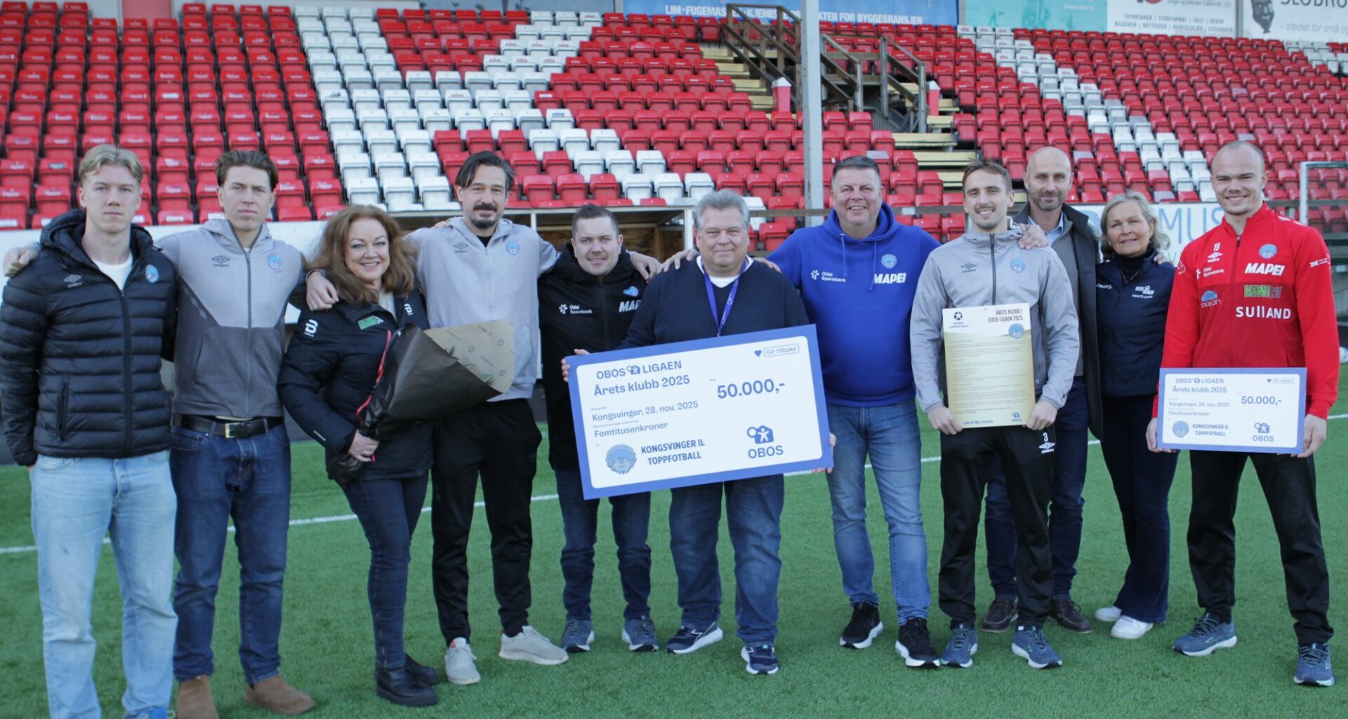 Sport, Kongsvinger | Ble hedret som årets klubb – men kaken hadde feil farge