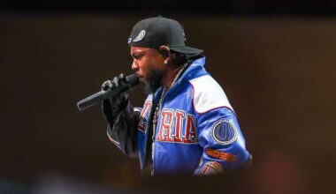 Kendrick Lamar underholdt i pauseshowet