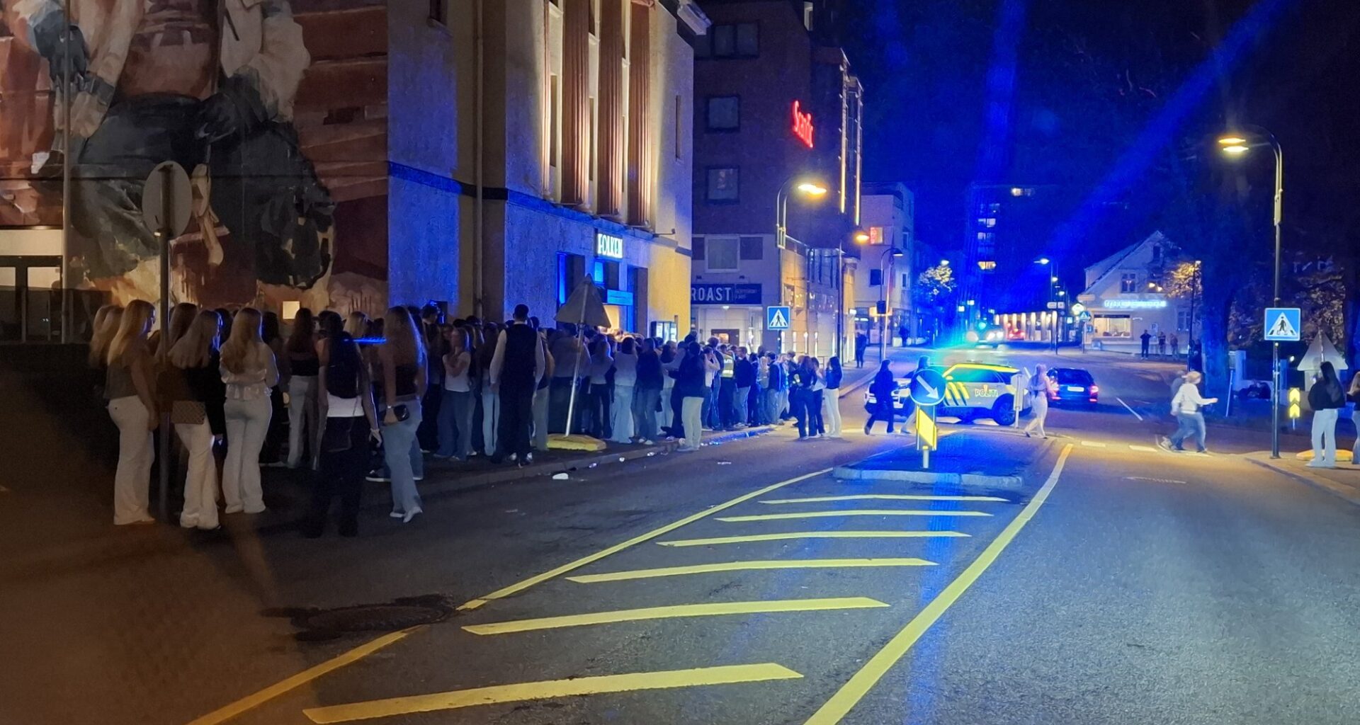 Konsert, Folken | Heftig trengsel i forbindelse med konsert