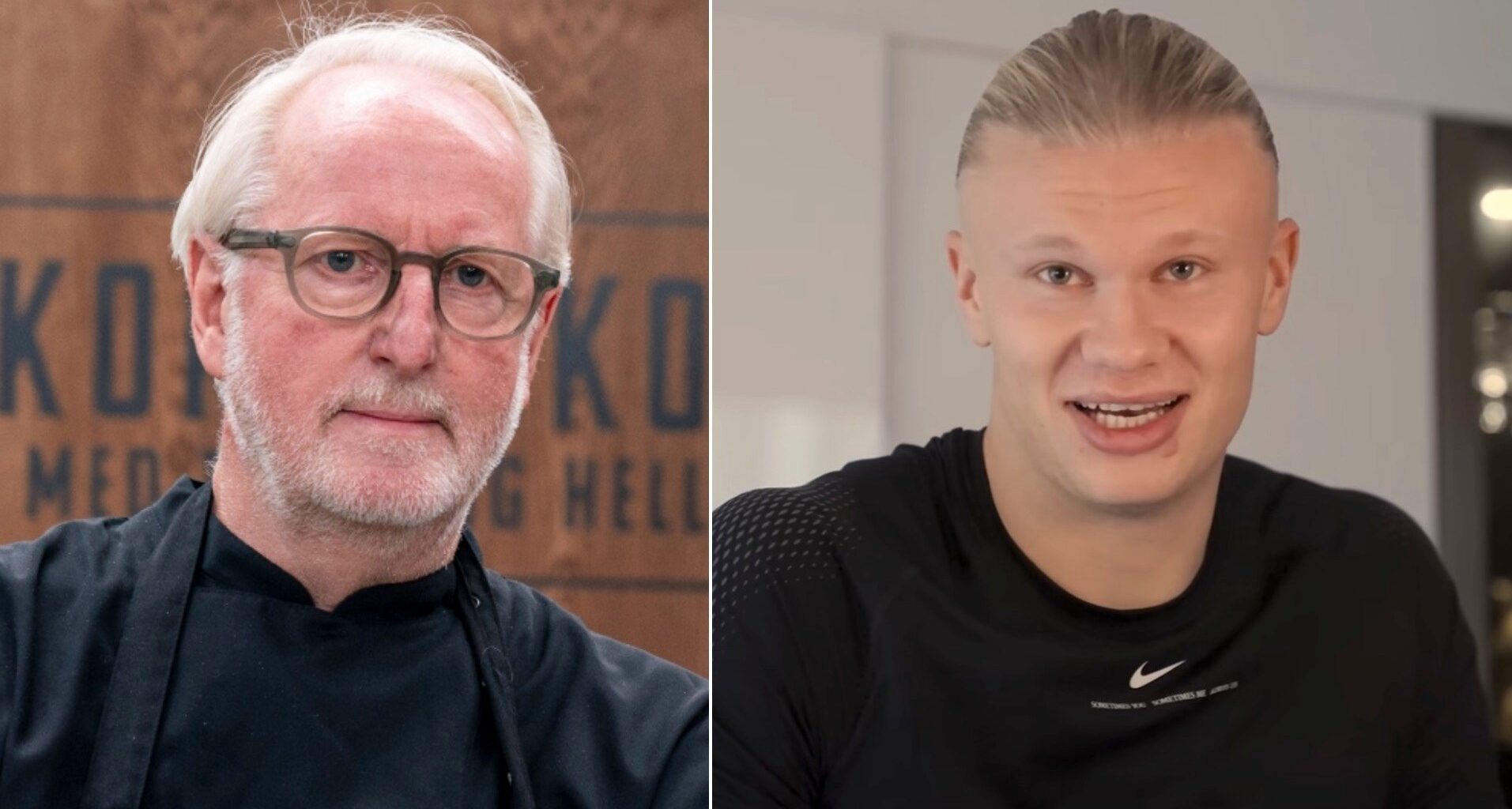 Erling Braut Haaland, Mat | Slik reagerer Hellstrøm på Haalands imitasjon