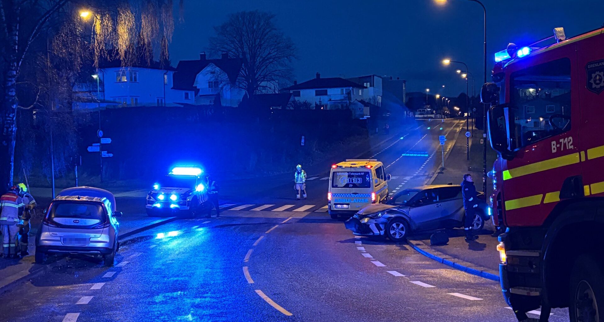 Skien, Trafikkulykke | Flere ulykker i morgentimene – glatte veier - Telemarksavisa