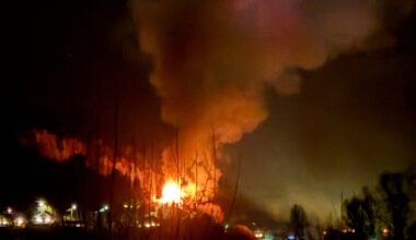 Brann, Gratangen | Enebolig fullstendig overtent