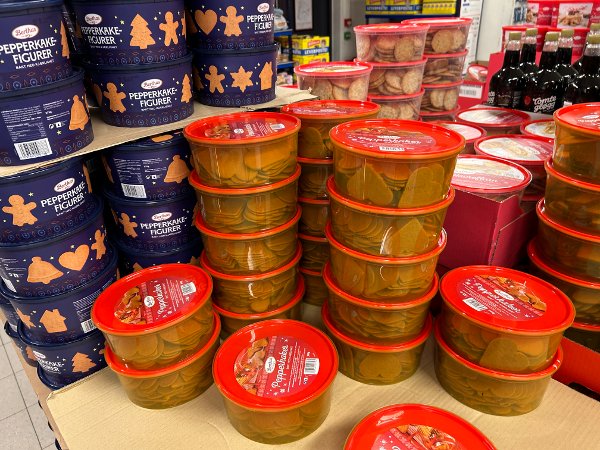 Pepperkaker i butikk