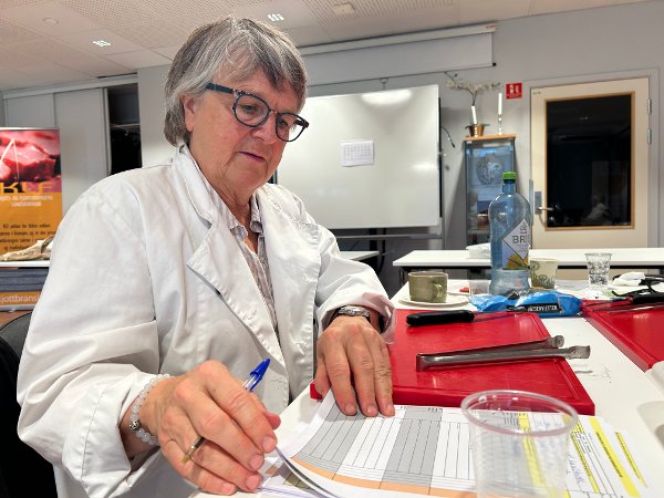 NM i kjøtt, dommere vurderer pinnekjøtt