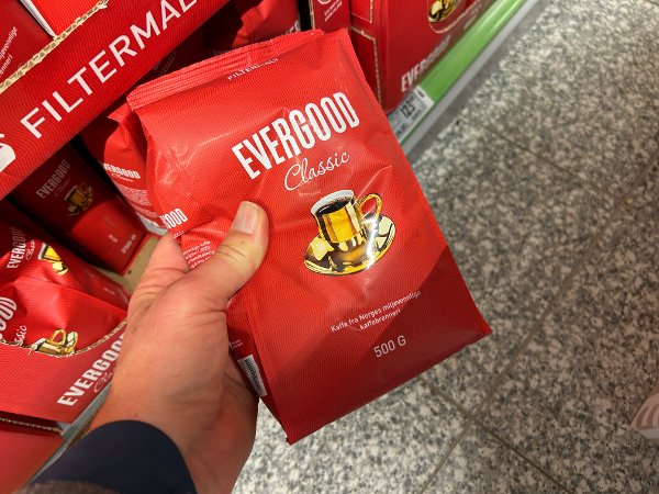 Evergood kaffe hos Kiwi