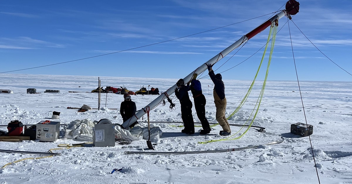 Seks millioner år gammel is funnet i Antarktis avslører varmere klima