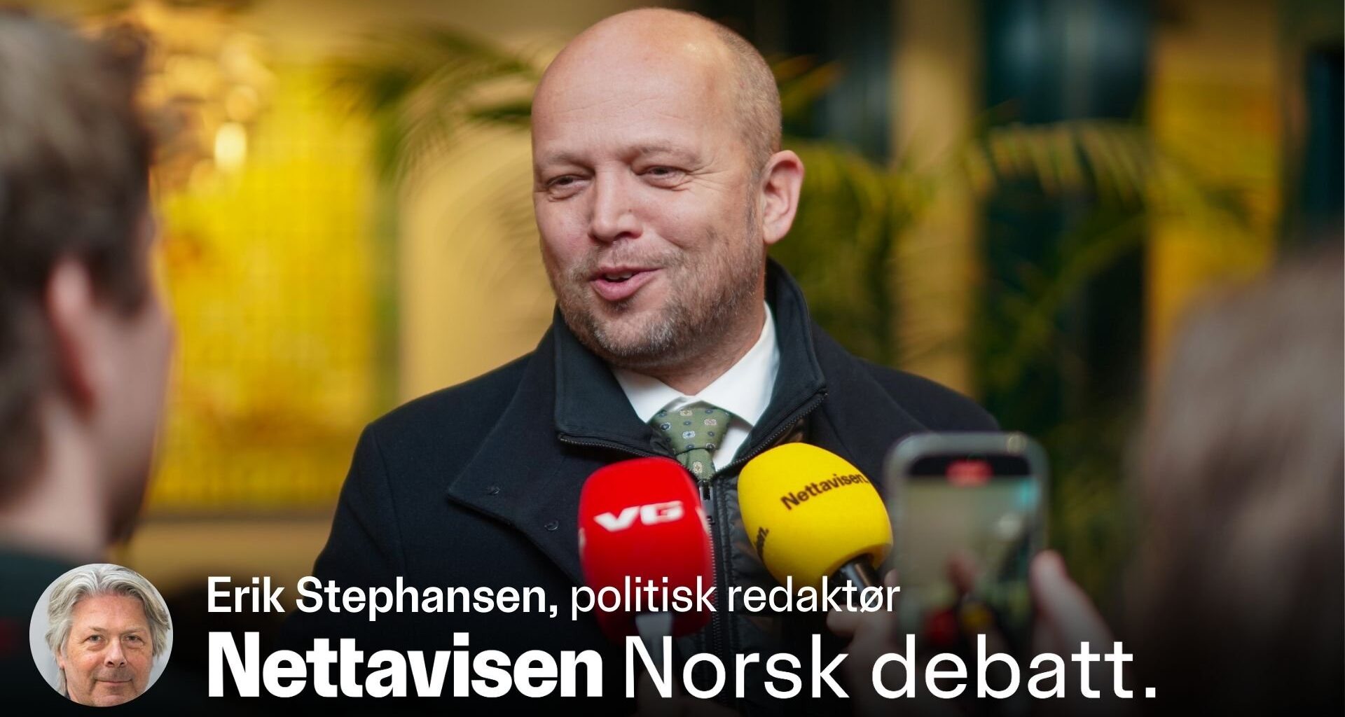 Trygve Slagsvold Vedum, Jonas Gahr Støre