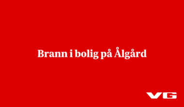Brann i bolig på Ålgård - VG