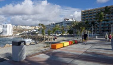 Strandpromenade i Arguineguín, Mogán er endelig klar