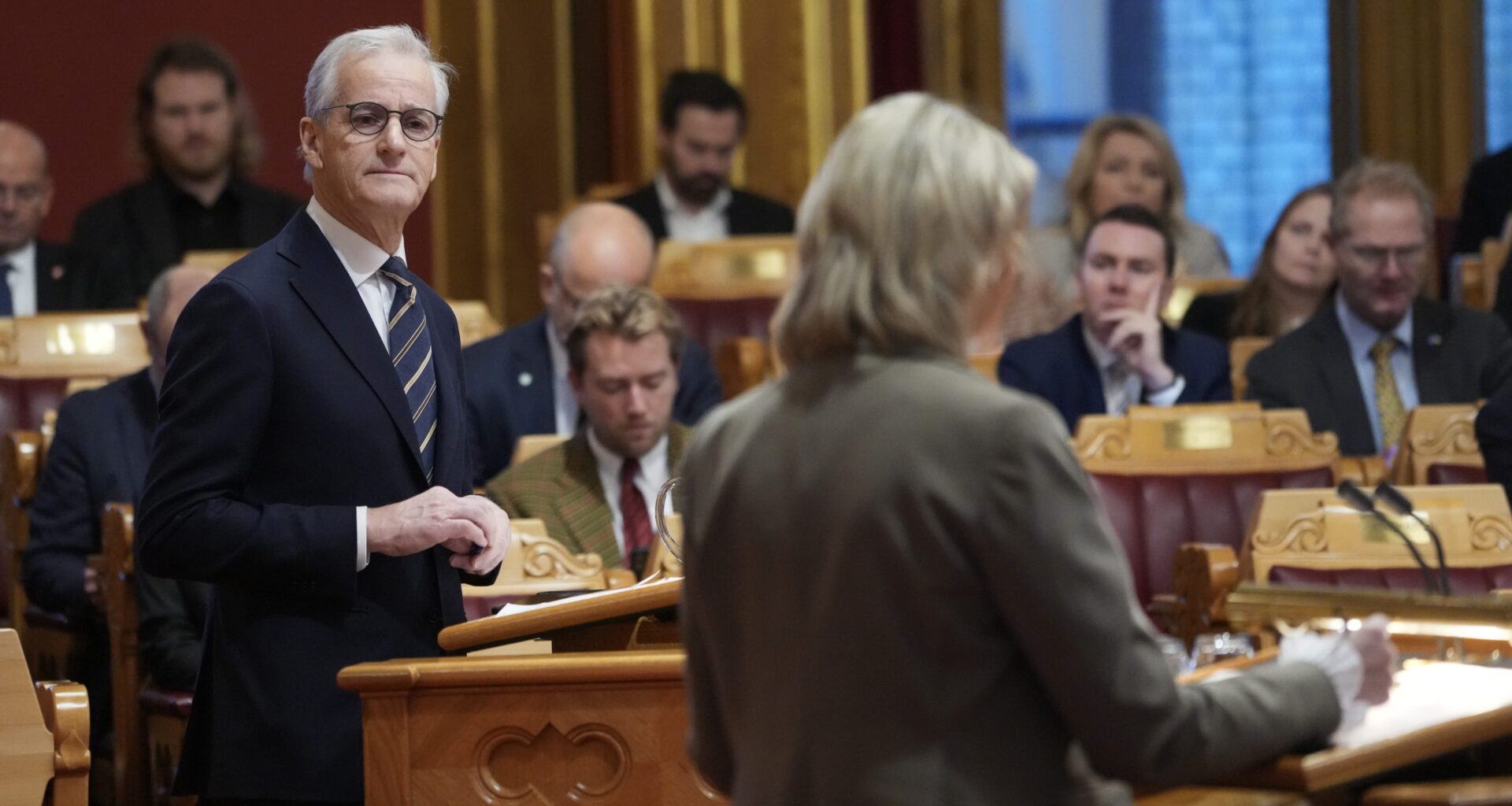 Listhaug ber Støre slutte «logre for EU»