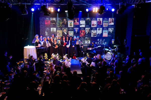 Oslo 20251120.
Utdelingen av Brageprisen 2025 på Vulkan arena.
Foto: Fredrik Varfjell / NTB