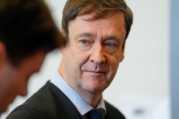 Sandnes 20250327.
Forsvarer John Christian Elden under dag fire i Sør-Rogaland tingrett. Sør-Rogaland tingrett behandler en straffesak mot Gjert Arne Ingebrigtsen, tidligere trener og far til Jakob Ingebrigtsen og hans søster.
Foto: Lise Åserud / NTB