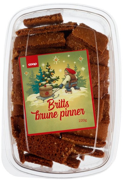 Jul, Julemat | Tilbakekaller Britts brune pinner fra Coop-butikker